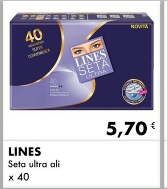 Iper Tosano LINES Seta ultra ali x 40 offerta