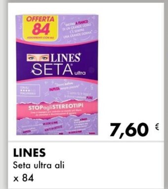 Iper Tosano LINES Seta ultra ali x 84 offerta