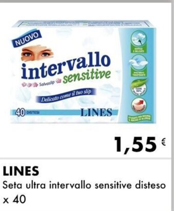 Iper Tosano LINES Seta ultra intervallo sensitive disteso x 40 offerta