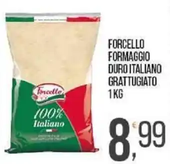 FORCELLO FORMAGGIO DURO ITALIANO GRATTUGIATO 1 KG