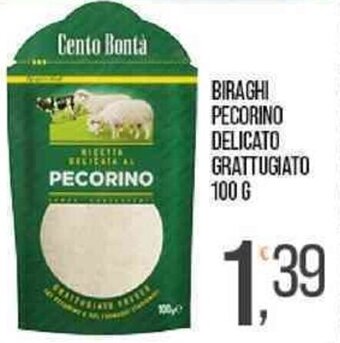BIRAGHI PECORINO DELICATO GRATTUGIATO 100 G