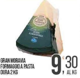 GRAN MORAVIA FORMAGGIO A PASTA DURA 2 KG