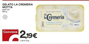 Coop Motta Gelato La Cremeria Fiordilatte 500 G offerta