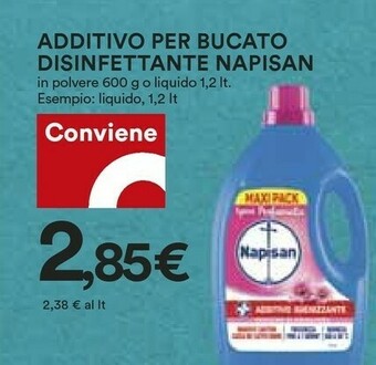 Coop Napisan Additivo Per Bucato Disinfettante offerta