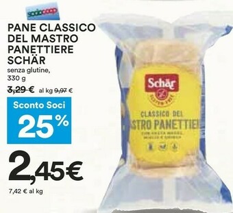 Coop Schar Pane Classico Del Mastro Panettiere offerta