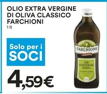 Coop Farchioni Olio Extra Vergine Di Oliva Classico offerta