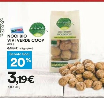 Coop Vivi verde coop Noci Bio offerta