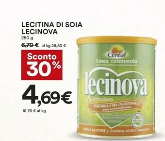 Coop Lecinova Lecitina Di Soia 250 G(ml) offerta