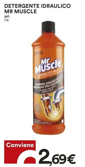 Coop Mr muscle Detergente Idraulico offerta