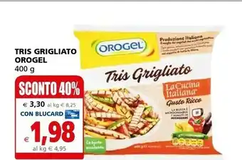 Orogel Tris Grigliato Più Gusto Le Monoporzioni