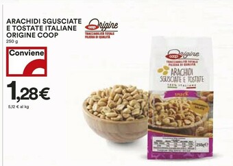 Coop Coop - Arachidi Tostate E Salate 250 G(ml) offerta