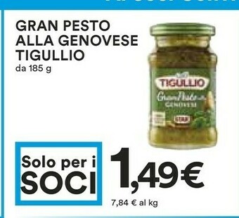 Coop Star GranPesto Alla Genovese Tigullio 190 G(ml) offerta