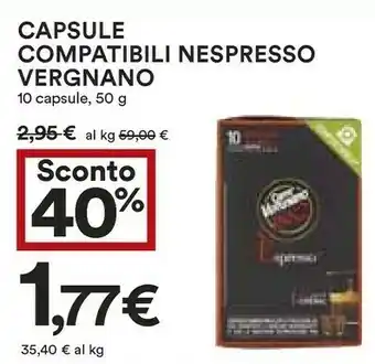 Coop Vergnano Capsule Compatibili Nespressso offerta