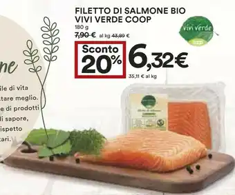 Coop Vivi verde coop Filetto Di Salmone offerta
