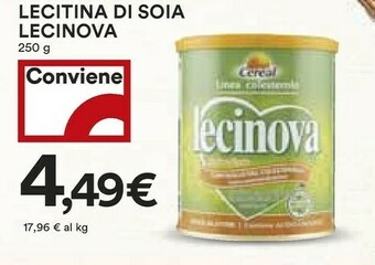Coop Lecinova - Lecitina Di Soia 250 G(ml) offerta