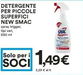 Coop Smac s.p.a. Detergente Per Piccole Superfici New offerta