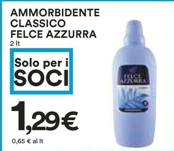 Coop Felce Azzurra Ammorbidente Classico offerta