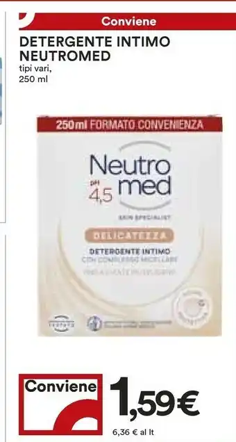 Coop Neutro Med Detergente Intimo Delicatezza 250ml offerta