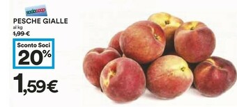 Coop Pesche Gialle offerta