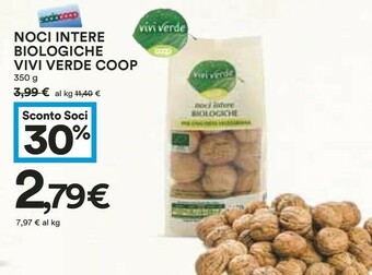 Coop Vivi verde coop Noci Intere Biologiche offerta