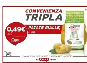 Coop Cooop Origine Patate Gialle offerta