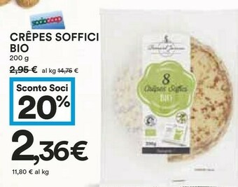 Coop Crepes Soffici Bio offerta
