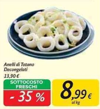 Carrefour Market Anelli di Totano Decongelati offerta