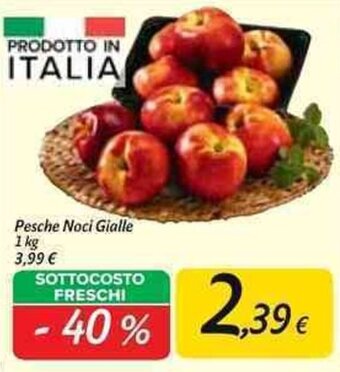 Carrefour Market Pesche Noci Gialle 1 kg offerta
