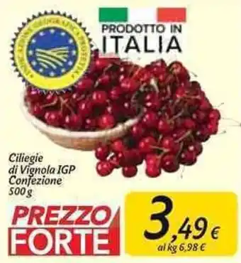 Carrefour Market Ciliegie di Vignola IGP Confezione 500 g offerta