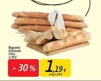 Carrefour Market Baguette di Semola 260 g offerta