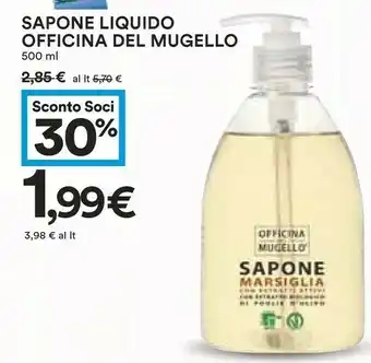 Coop Officina Del Mugello Sapone Liquido Marsiglia 500 Ml offerta