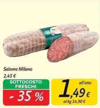 Carrefour Market Salame Milano offerta