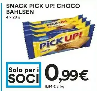 Coop Bahlsen Pick Up! Choco 28 G(ml) offerta