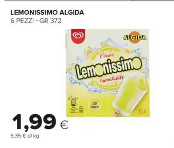 Tigre Algida Lemonissimo 372 Gr offerta