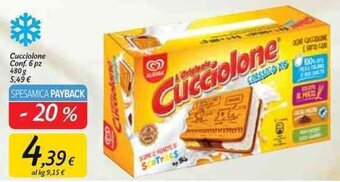 Carrefour Market Cucciolone Conf. 6 pz 480 g offerta