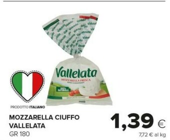 Tigre Vallelata Mozzarella Ciuffo offerta