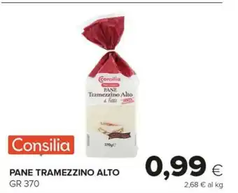 Tigre Consilia Pane Tramezzino offerta