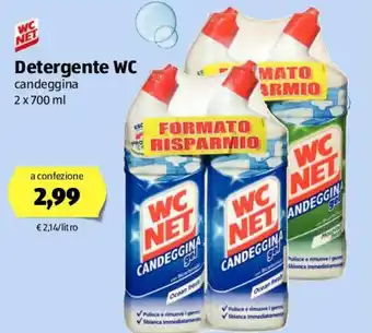 ALDI WC Net WC Detergente 2x700ml offerta