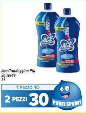 Carrefour Market Ace Candeggina Più Squeeze 1 l offerta