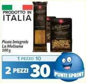 Carrefour Market Pasta Integrale La Molisana 500 g offerta