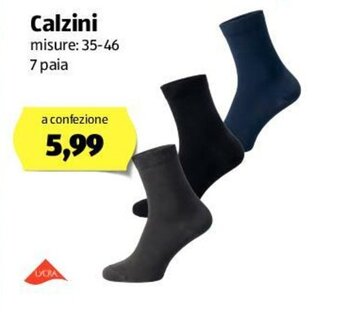 ALDI Calzini 7 paia offerta