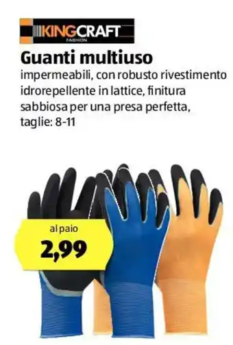 ALDI King Craft Guanti multiuso offerta