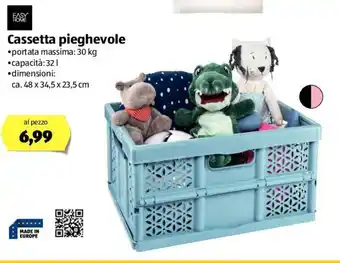 Easy Home Cassetta pieghevole 48x34,5x23,5cm