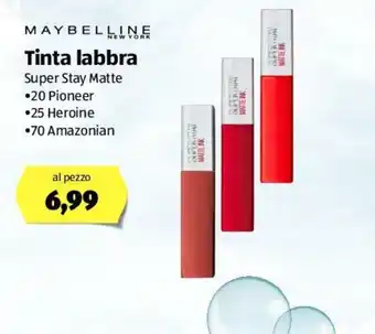 Maybelline Tinta labbra