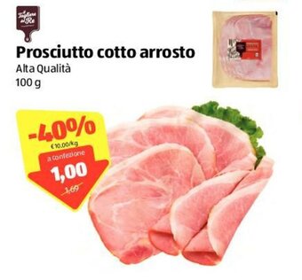 ALDI Il Tagliere del Re Prosciutto cotto arrosto 100g offerta