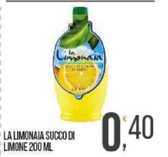 LA LIMONAIA SUCCO DI LIMONE 200 ML