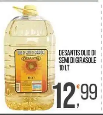 Cash pro DESANTIS OLIO DI SEMI DI GIRASOLE 10 LT offerta