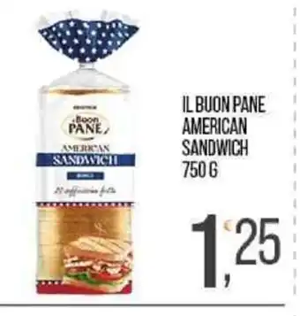 IL BUON PANE AMERICAN SANDWICH 750 g