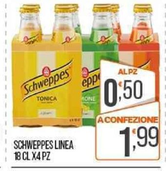 SCHWEPPES LINEA 18 CL X4 PZ