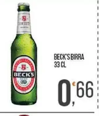 Cash pro BECK'S BIRRA 33 CL offerta